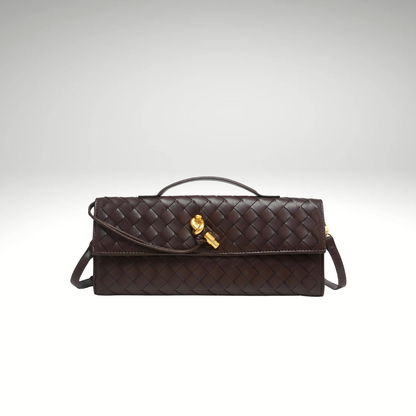 Victoria Woven Crossbody Clutch – Elegant &amp; Versatile Design