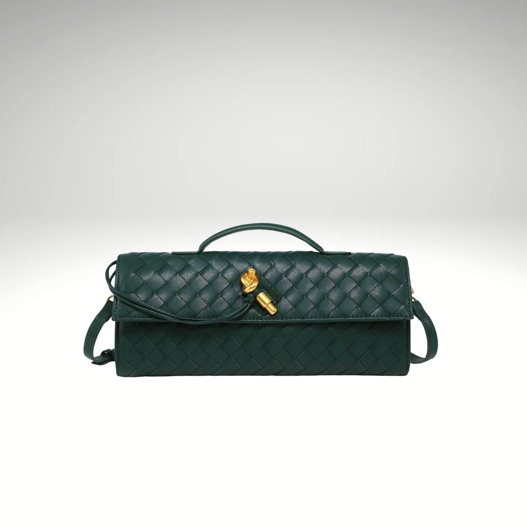 Victoria Woven Crossbody Clutch – Elegant &amp; Versatile Design