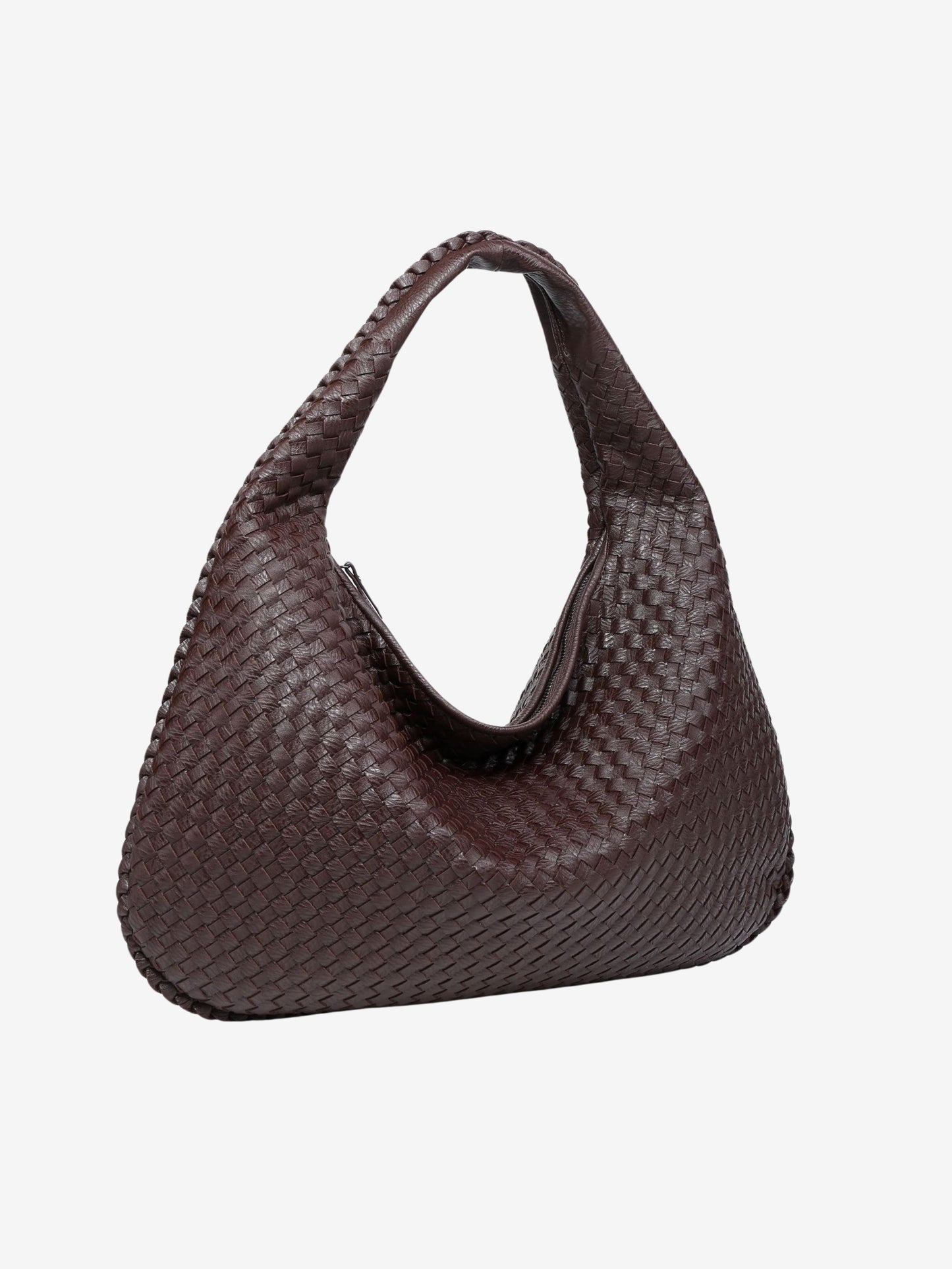 brown woven bag