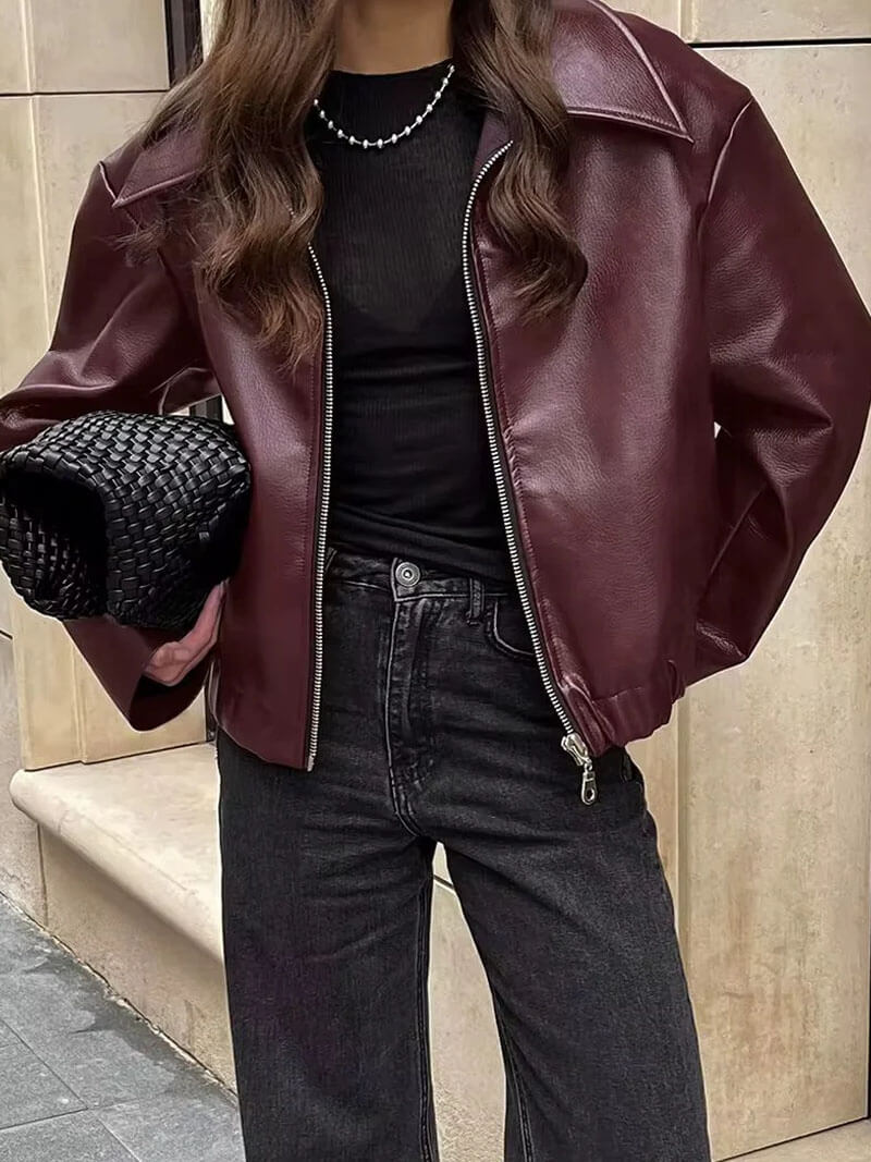 Leather jacket