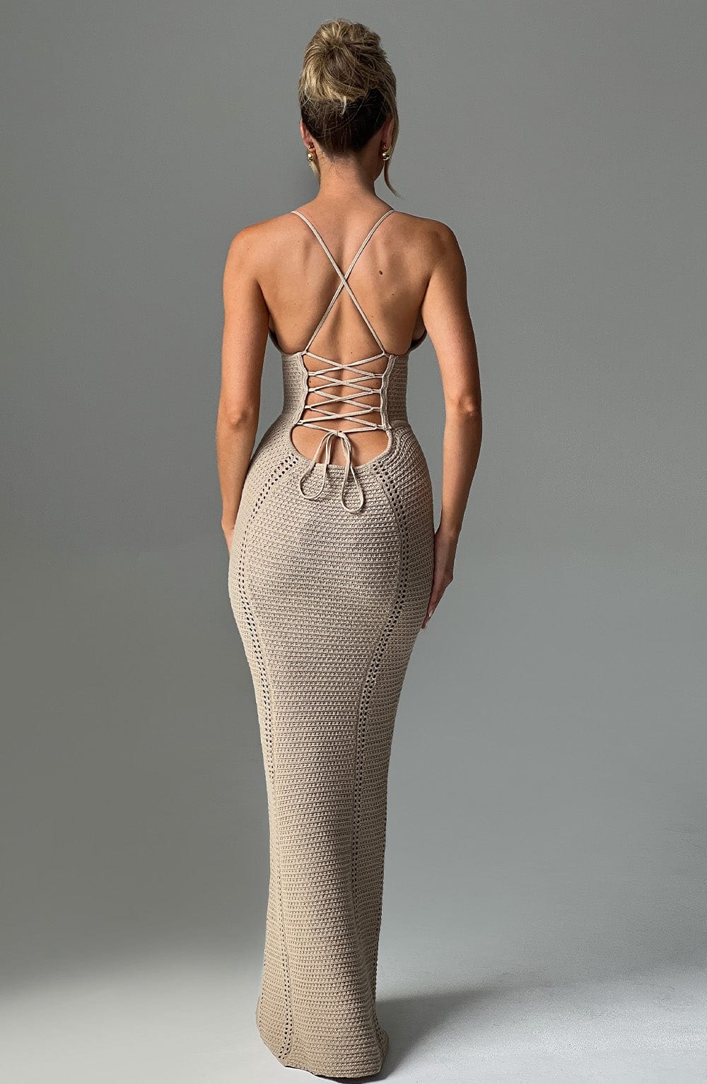 Backless Knitted Dress